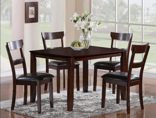 Henderson Mahogany Finish Dinette Set