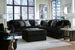 Ashley Midnight Madness 3 Piece Sectional
