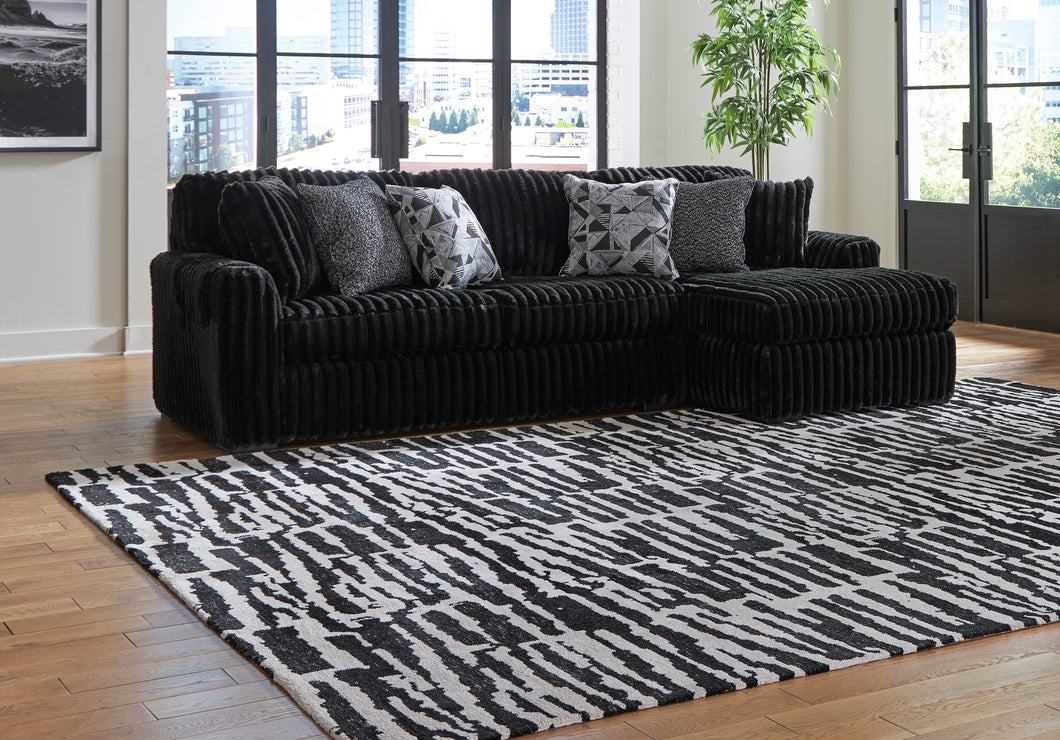 Ashley Midnight Madness 2 Piece Chaise Sectional