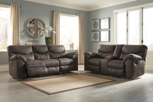 Boxberg Dark Gray Reclining Sofa and Love Seat